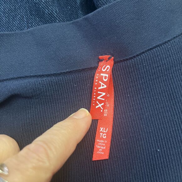 Spanx Mama Maternity Jeanish Ankle Leggings Jeggings Stretch Comfort Jeans XL - Picture 8 of 10